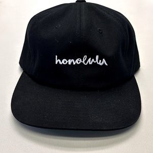 “Honolulu” Cap by Chocolate Skate Brand (black)